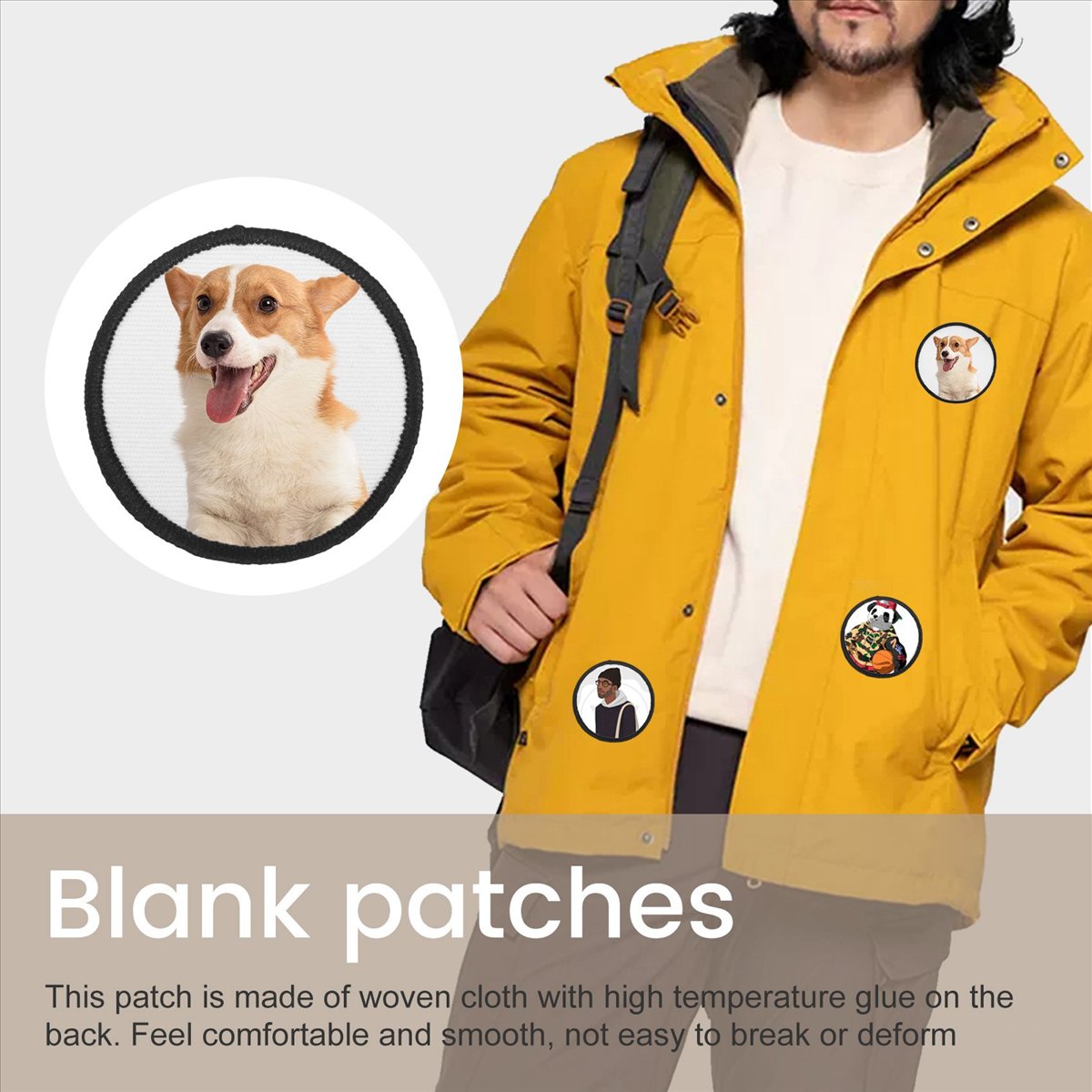 Hat Sublimation Blank - KSOL 16 stuks sublimatie patch blanks