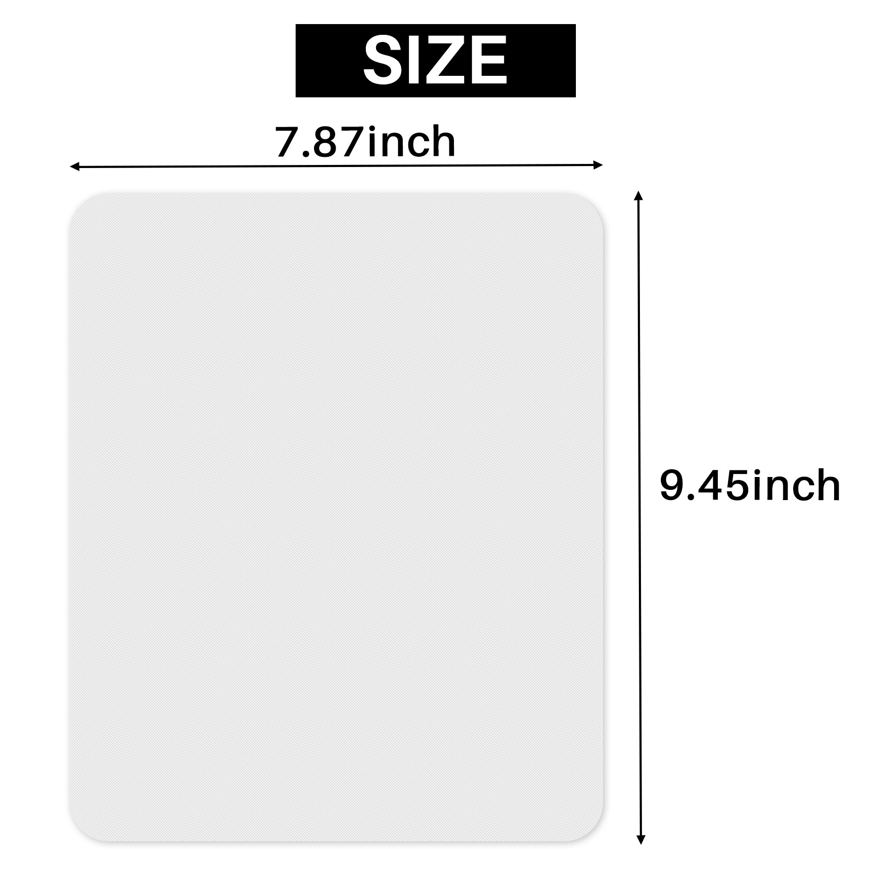 Mouse Pad Blank Sublimation - Vooraanstaande 10-delige blanco muismat voor sublimatie-overdracht,