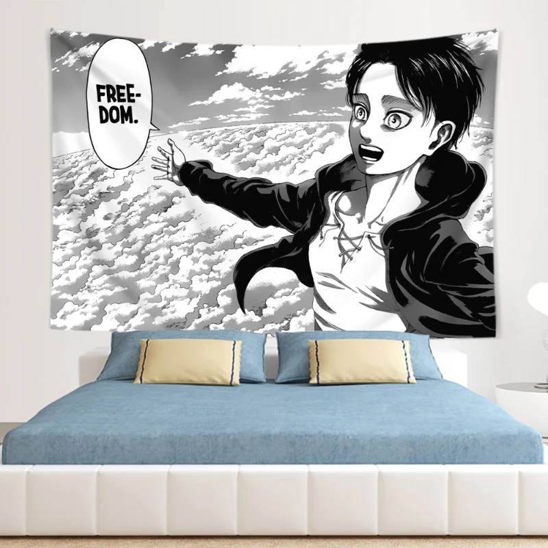 Eren Yeager Freedom Manga Post - Canvas Wrap Ready recensie en prijs