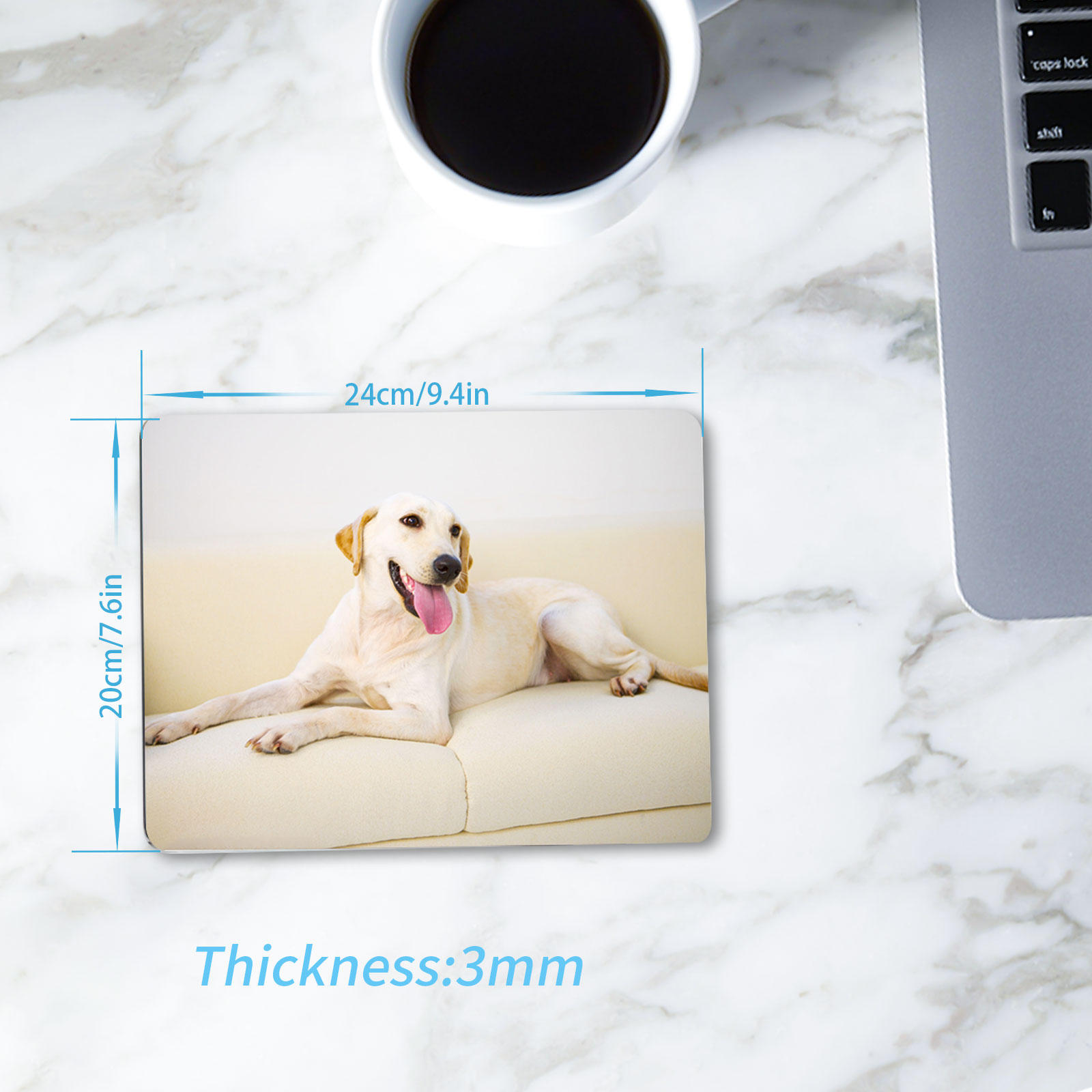 8 stuks sublimatie muismat bla - Mouse Pad Blank Sublimation recensie en prijs