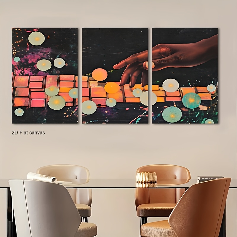 Frameloos canvas 3-delig Glow- - Canvas Wrap Ready recensie en prijs