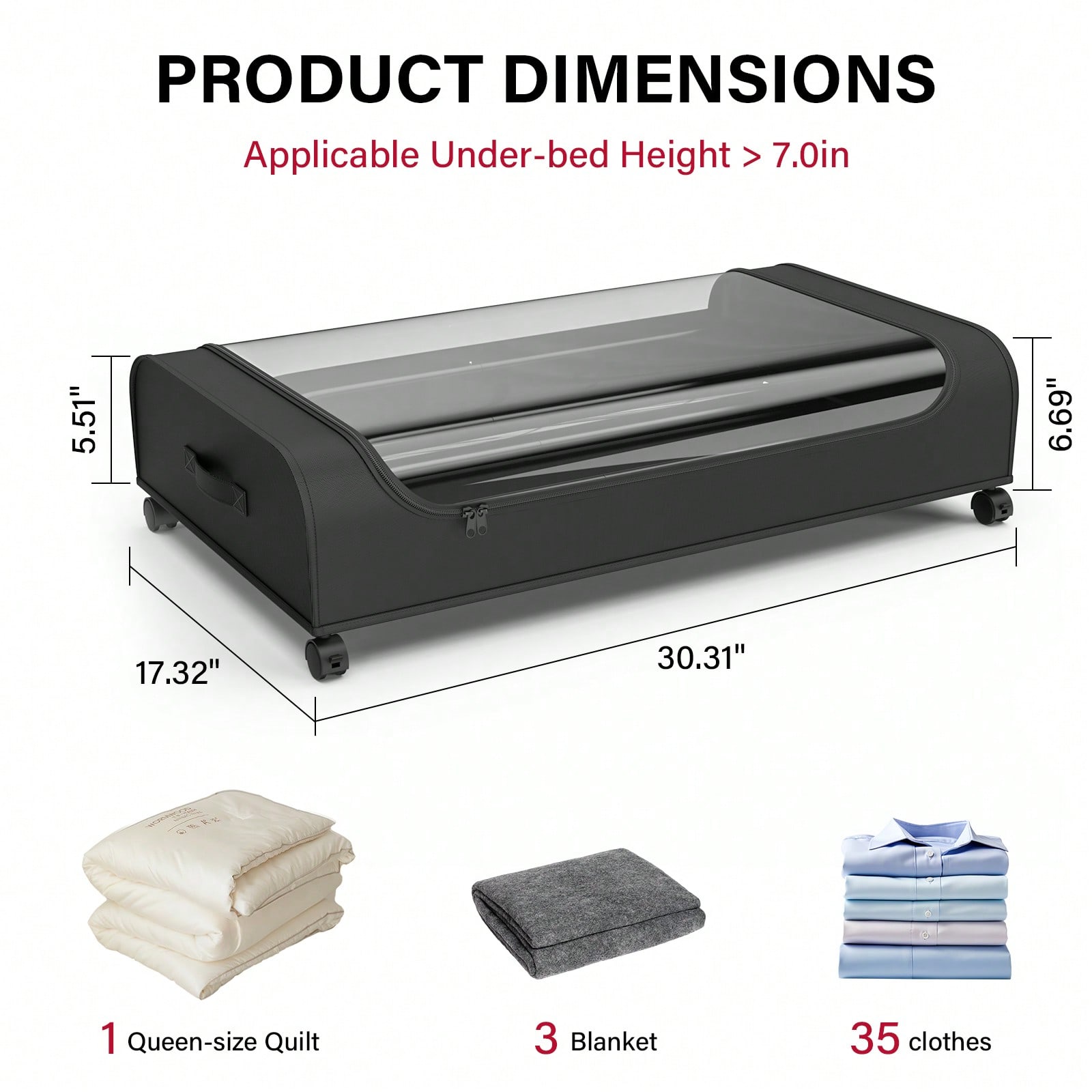 Opbergorganizer onder het bed  - Metal Photo Panel recensie en prijs