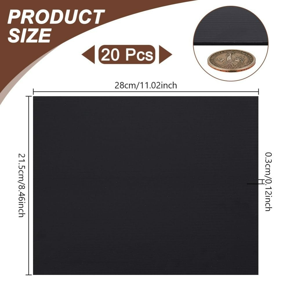 20 Vellen Gegolfde Plastic Vel - Yard Sign Blank recensie en prijs