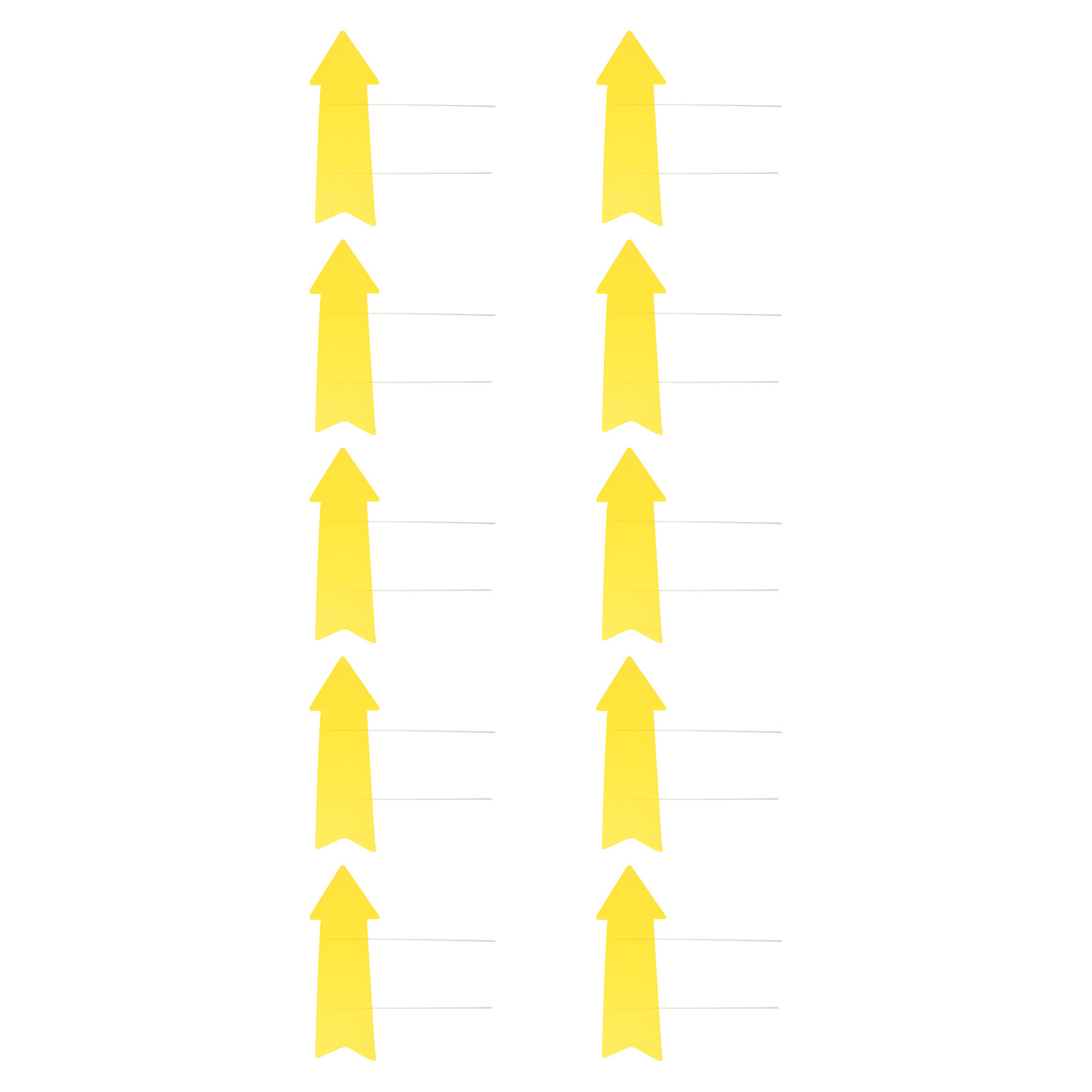 10 stuks lege gele pijl-borden - Yard Sign Blank recensie en prijs